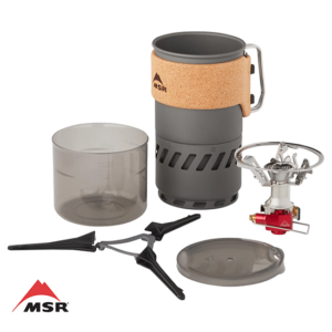 MSR-13844-SWITCH STOVE SYSTEM-RECHAUD À GAZ AVEC CASSEROLE-KIT COMPLET