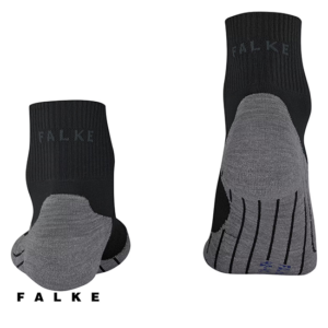 FALKE-16128-TK5 WANDER-CHAUSSETTES DE RANDONNÉE-FEMME-3010 BLACK-NOIR-TALON