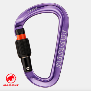 MAMMUT-2040-02470-CLASSIC HMS SCREWGATE CARABINER-MOUSQUETON-15293 SCREW GATE ALPINE CALAMITE-VIOLET