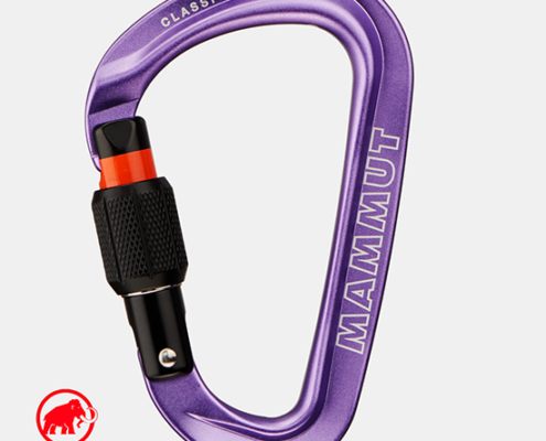 MAMMUT-2040-02470-CLASSIC HMS SCREWGATE CARABINER-MOUSQUETON-15293 SCREW GATE ALPINE CALAMITE-VIOLET