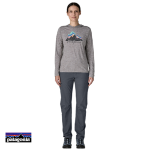 PATAGONIA-21205-W'S TERRAVIA TRAIL PANTS REG-PANTALON DE RANDONNÉE-FEMME-SMDB SMOLDER BLUE-BLEU