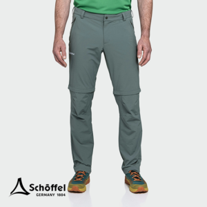 SCHOFFEL-22595-PANTS FOLKSTONE ZIP OFF-PANTALON HOMME DEZIPPABLE-9405 STEEL GREY-GRIS