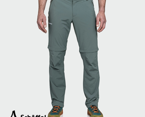 SCHOFFEL-22595-PANTS FOLKSTONE ZIP OFF-PANTALON HOMME DEZIPPABLE-9405 STEEL GREY-GRIS