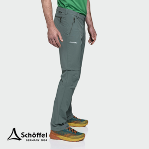 SCHOFFEL-22595-PANTS FOLKSTONE ZIP OFF-PANTALON HOMME DEZIPPABLE-9405 STEEL GREY-GRIS-CÔTÉ
