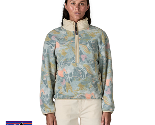 PATAGONIA-22965-W'S SYNCHILLA MARSUPIAL-POLAIRE-FEMME-MTVI MOON TRIPPER : VIRTUALLY BLUE-MULTICOULEURS-FACE