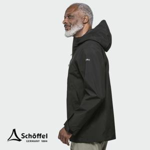 SCHOFFEL-24023-JACKET STYLE MAUKU-VESTE DE RANDONNÉE IMPERMÉABLE-HOMME-BLACK-NOIR-CÔTÉ