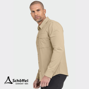 schoffel-24028-SHIRT STYLE DUNAJEC-CHEMISE-HOMME-4105-BFANDON BEIGE-CÔTÉ