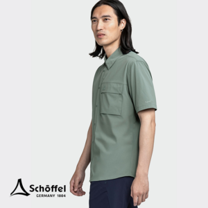 SCHOFFEL-24029-SHIRT STYLE DUNAJEC-CHEMISETTE-HOMME-9405 STEEL GREY-GRIS-CÔTÉ