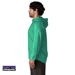PATAGONIA-24142-M'S HOUDINI WINDBREAKER JACKET-VESTE COUPE-VENT-HOMME-AQST AQUA STONE-VERT-CÔTÉ