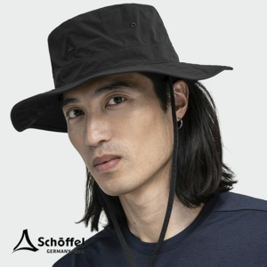 SCHOFFEL-24203-HAT STYLE FRAYDO-CHAPEAU DE SOLEIL BORDS LARGES-9990 BLACK-NOIR