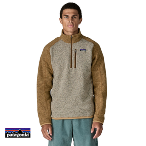 PATAGONIA-25523-M'S BETTER SWEATER 1/4 ZIP-POLAIRE ZIPPÉE-HOMME-NAUT NAUTILUS TAN-MARRON-FACE