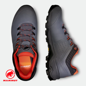 MAMMUT-3030-04701-MERCURY IV LOW GTX-CHAUSSURES DE RANDONNÉE-HOMME-00667 TITANIUM HOT RED-GRIS