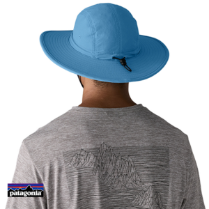 PATAGONIA-33342-WIDE QUANDARY BRIMMER HAT-CHAPEAU-SHRB SHORE BLUE-BLEU-ARRIERE