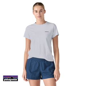 PATAGONIA-37567-W'S P-6 LOGO RESPONSIBILI-TEE-TEE SHIRT FEMME-WHI WHITE-BLANC-FACE