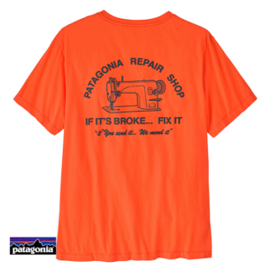 PATAGONIA-37844-M'S REPAIR SHOP-TEE SHIRT-HOMME-ORPL ORANGE PEEL-ORANGE-DOS