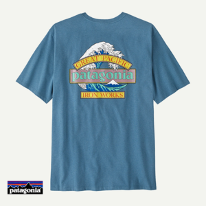 PATAGONIA-37873-M'S GREAT WAVES RESPONSABILITI-TEE-TEE SHIRT-HOMME-SHRB SHORE BLUE-BLEU-DOS