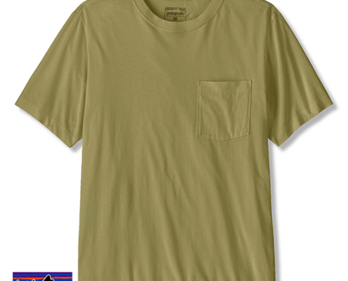 PATAGNIA-37878-M'S DAILY POCKT TEE-TEE SHIRT-HOMME-GMTG GUMTREE GREEN-VERT