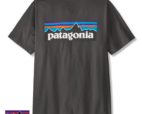 PATAGONIA-37882-M'S P6 LOGO-TEE SHIRT-HOME-INK INK BLACK-NOIR