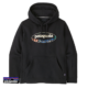 PATAGONIA-37924-M'S 95 OVAL LOGO UPRISAL HOODY-SWEAT SHIRT À CAPUCHE-HOMME-BKLO BLACK KALEIDO-NOIR