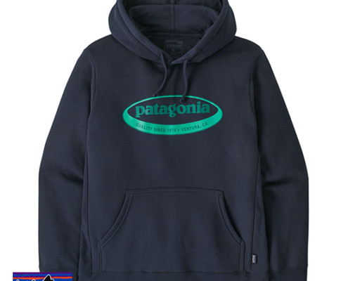 PATAGONIA-37924-M'S 95 OVAL LOGO UPRISAL HOODY-SWEAT SHIRT À CAPUCHE-HOMME-NENA NEW NAVY-MARINE