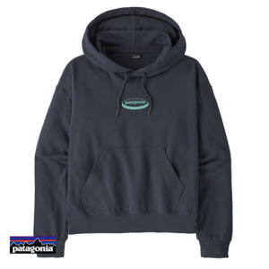 PATAGONIA-39726-W'S 95 OVAL LOGO DAILY HOODY-SWEAT SHIRT À CAPUCHE-SMNT SMOLDER BLUE W MOON TRIPPER-BLEU