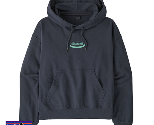 PATAGONIA-39726-W'S 95 OVAL LOGO DAILY HOODY-SWEAT SHIRT À CAPUCHE-SMNT SMOLDER BLUE W MOON TRIPPER-BLEU