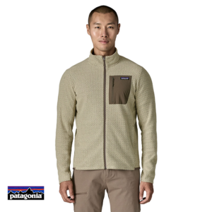 PATAGONIA-40275-M'S R1 AIR JACKET-VESTE POLAIRE-HOMME-PLCN PELICAN-FACE