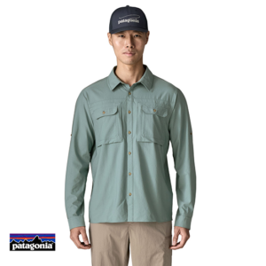 PATAGONIA-41825-M'S LONG SLEEVE SELF GUIDED SUN SHIRT-CHEMISE-HOMME-BLSG BLUE SAGE-BLEU