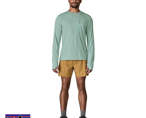 PATAGONIA-44790-M'S LONG SLEEVE CAP COOL SUN SHIRT-TEE SHIRT MANCHES LONGUES-HOMME-TBIX THERMAL BLUE THIN ICE X-DYE-BLEU