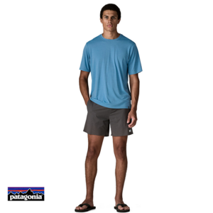 PATAGONIA-45216-M'S CAPILENE COOL DAILY SHIRT-TEE SHIRT DE RANDONNÉE-HOMME-SHRX SHORE BLUE LIGHT SHORE BLUE X DYE-BLEU
