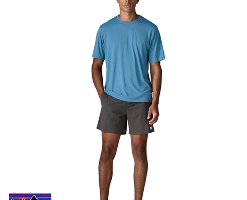 PATAGONIA-45216-M'S CAPILENE COOL DAILY SHIRT-TEE SHIRT DE RANDONNÉE-HOMME-SHRX SHORE BLUE LIGHT SHORE BLUE X DYE-BLEU