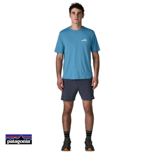 PATAGONIA-45478-M'S CAPILLENE COL DAILY SHIRT-TEE SHIRT DE RANDONNÉE-HOMME-SHRX SHORE BLUE LIGHT SHORE BLUE X DYE-BLEU
