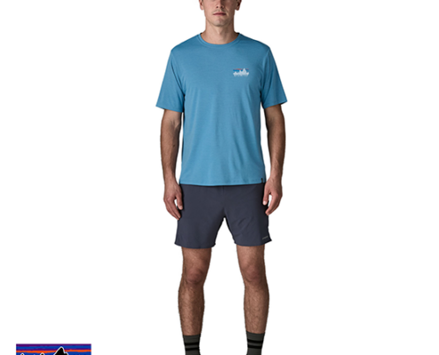 PATAGONIA-45478-M'S CAPILLENE COL DAILY SHIRT-TEE SHIRT DE RANDONNÉE-HOMME-SHRX SHORE BLUE LIGHT SHORE BLUE X DYE-BLEU