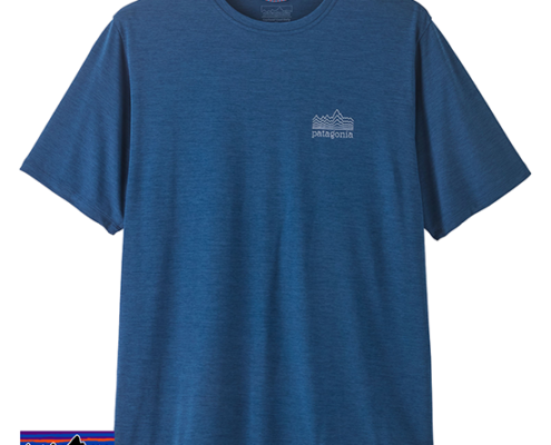 PATAGONIA-45479-M'S CAP COOL DAILY SHIRT STRATASPIRE-TEE SHIRT-HOMME-CMBX CLEMENT BLUE-BLEU