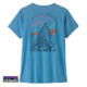 PATAGONIA-45485-W'S CAP COOL DAILY SHIRT CLOUD CRAG-TEE SHIRT-FEMME-SHRX SHORE BLUE - LIGHT SHORE BLUE X-DYE-BLEU