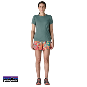 PATAGONIA-45487-W'S CAPILENE COOL DAILY SHIRT-TEE SHIRT-FEMME-BSLX BLUE SAGE-LIGHT BLUE SAGE X-DYE-VERT