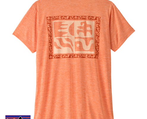 PATAGONIA-45487-W'S CAPILENE COOL DAILY SHIRT-TEE SHIRT-FEMME-PCHS PEACH SHERBET-ORANGE