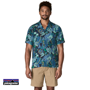 PATAGONIA-52553-M'S TIDAL THREADS SHIRT-CHEMISETTE-HOMME-TCLN TROPICLIMB NEW NAVY-BLEU-FACE