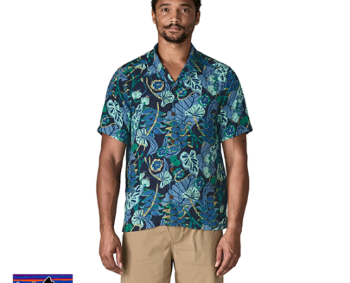 PATAGONIA-52553-M'S TIDAL THREADS SHIRT-CHEMISETTE-HOMME-TCLN TROPICLIMB NEW NAVY-BLEU-FACE