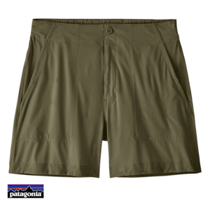 PATAGONIA-57550-W'S ROAMWITH SHORTS-SHORT DE RANDONNÉE-FEMME-BSNG BASIN GREEN-VERT