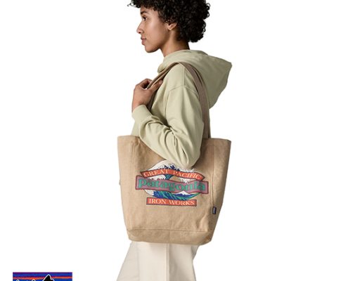 PATAGONIA-59250-RECYCLED MARKET TOTE-SAC TOTE BAG-GWCL GREAT WAVES CLASSIC TAN-BEIGE