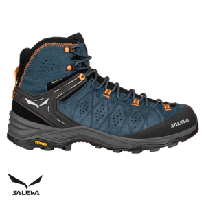 SALEWA-61382-MS ALP TRAINER 2 MID GTX-CHAUSSURES DE RANDONNÉE-HOMME-8675 DARK DENIM-BLEU-CÔTÉ