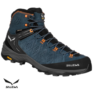 SALEWA-61382-MS ALP TRAINER 2 MID GTX-CHAUSSURES DE RANDONNÉE-HOMME-8675 DARK DENIM-BLEU