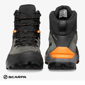 SCARPA-63144-200-MUSTANG TREK GTX-SHARK TONIC-GRIS-AVANT+ARRIERE