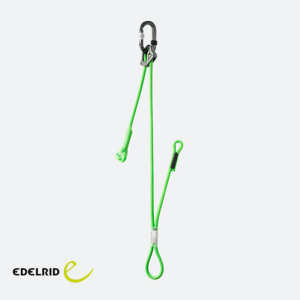 EDELRID-7391512049900-SWITCH DOUBLE ADJUST-LONGE REGLABLE-499 NEON GREEN-VERT