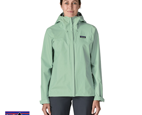 PATAGONIA-85246-W'S TORRENTSHELL 3L RAIN JACKET-VESTE DE RANDONNÉE-IMPERMÉABLE-FEMME-THIN ICE-VERT-FACE