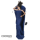 COCOON-COMFM85-MUMMYLINER MICROFIBRE-DRAP DE SAC-TWILIGHT BLUE-BLEU