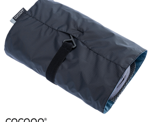 COCOON-COYTKML-124-HANGING TOILETRY KIT MINIMALIST-TROUSSE DE TOILETTE-BLACK ASH BLUE-NOIR