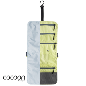 COCOON-COYTKML-125-HANGING TOILERY KIT MINIMALIST TROUSSE DE TOILETTE-WILD LIME-STRA GREY WILD LIME-GRIS-OUVERT