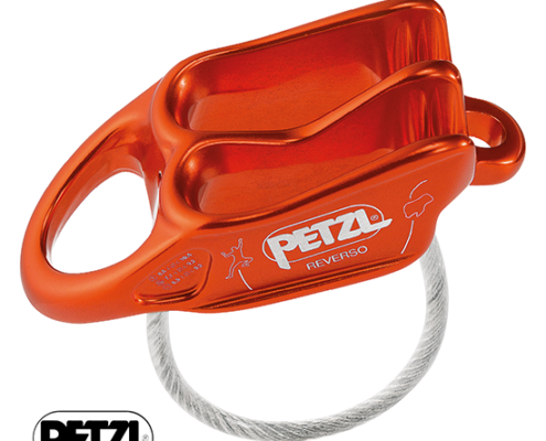 PETZL-D017AA-REVERSO ASSUREUR DESCENDEUR-02 ROUGE